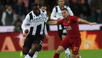 Rome – Udinese : les Friulani sont mauvais à l'extérieur